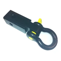 Recovery Tow Hitch w/SB607 Shackle - Black