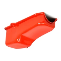 RTS Oil Pan Sump Steel OEM Style Chev Orange SB Chev 2-Piece Rear Main Driver Side Dipstick