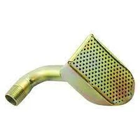 Oil Pump Pickup, High Volume, For Ford SB 302-351C, Stroker Oil Pan, Gold Zinc Steel, Each