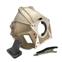 RTS Bellhousing Package Aluminium Natural Clutch Fork Fork Dust Boot 164T SB Ford 289 302 351W 351C Toploader Single Rail Gearbox Kit