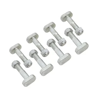 RTS OE Long T Bolt 3/8'' UNF With Cone Nut Suits Ford 9 " With Factory Backing Plate Spacers Set of 8