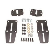 RTS Engine Mounts Aluminium Motor Mount Plate Bolt-In LS Conversion Adjustable Black Powder Coated Pair
