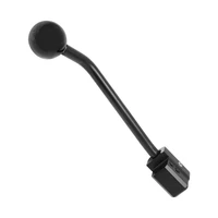 RTS Transmission Shift Stick Lever Jeep Wrangler 2005-2018 TJ/JK w/6-Speed Billet Black Knob