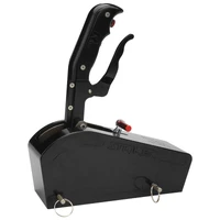 RTS Automatic Gate Shifter Billet Striker Pistol Grip Billet Handle 1-Piece Billet Cover GM Powerglide TH350TH400 Ford and Chrysler Kit