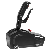 RTS Automatic Gate Shifter Striker Pistol Grip Billet Handle All Black GM F&R Pattern Powerglide TH350 TH400 C4 C6 Chrysler Kit