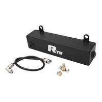 RTS Transmission Overflow Catch Can Ford C4 Rectangular 1.0L Capacity Aluminium Black Powdercoated