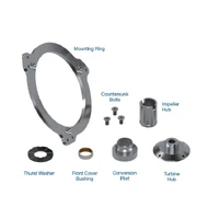 Converter Mounting Ring Kit 10in., 30spl, GM TH350, TH400, Powerglide & Trimatic with Turbo Spline, Dual Bolt Circle, 10.75" & 11.50" Each