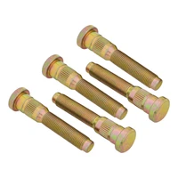 RTS Wheel Studs Axle Studs Press-In 3.050in Length 1/2-20in Right Hand Thread .618 Knurl Dia For Ford Disc Set of 5