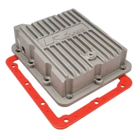 Transmission Pan, Deep, Aluminium, For Ford C4, C10, Suits Pan Fill Or Case Fill, Magnetic Drain Plug, Filter, Natural, Kit