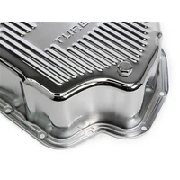 RTS Transmission Oil Pan Extra Capacity Steel Ribbed Chrome GM Chev Holden TH400