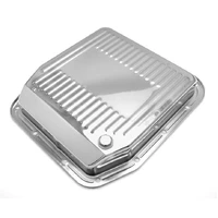 RTS Transmission Pan Deep Steel Ribbed Chrome For Ford AOD