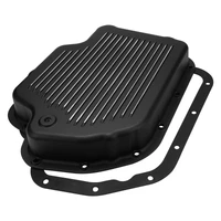 RTS Transmission Pan Extra Capacity Cast Aluminium Black Machined Finned Chev Holden TH400