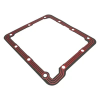 Transmission Pan Gasket, For Ford C4, C9, C10, Red Silicone Bead w/Steel Core, LubeLocker Style, 1.25mm Thick, Each