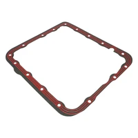 Transmission Pan Gasket, GM TH700, 4L60, 4L60E, Red Silicone Bead w/Steel Core, LubeLocker Style, 1.25mm Thick, Each
