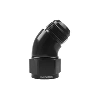 Female to Male Swivel Elbow AN 45 Degree