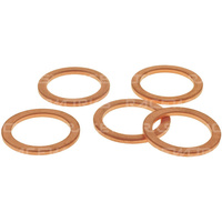 Copper Washer Kit 10 of each Size 8mm to 16mm