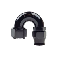 Teflon Hose Fitting AN 180 Degree
