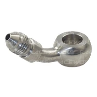10.2mm Banjo To An-3 Male Flare Stainless Steel 45Deg