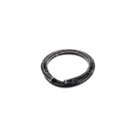 140 Series Black Stainless Steel Braid Over Rubber Hose AN-6 1m - 8.7mm ID