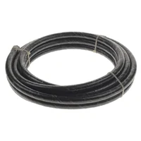 140 Series Black Stainless Braid Over Rubber Hose