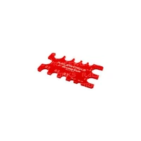 Braided Hose Gauge Red