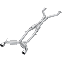 3" Cat Back Dual Rear Exit (Z 23-24) - T304 Stainless Steel