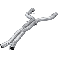 3" Resonator Bypass X-Pipe (M4 G82/M3 G80 21-24) - T304 Stainless Steel