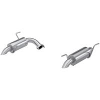 2.5" Axle-Back Turndown Dual Rear Exit Street Profile (Outback 20-24/Crosstrek 18-24) - T304 Stainless Steel