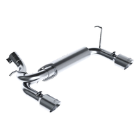 2.5" Axle Back Dual Rear Exit (Wrangler 07-18/Rubicon 07-18)