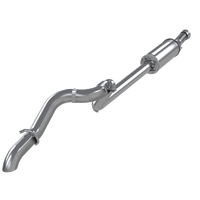 2.5" Cat Back Single Rear Exit (Wrangler 18-24) - T304 Stainless Steel