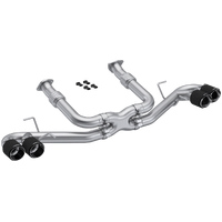 3" Cat-Back Quad Split Rear (Corvette 20-24) - T304 Stainless Steel