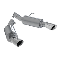 2.5" Dual Mufflers Axle Back Split Rear (Mustang 05-10)