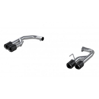 2.5" Axle Back with Quad 4" Dual Wall Tips Non Active Exhaust (Mustang 18-23) - T304 Stainless Steel