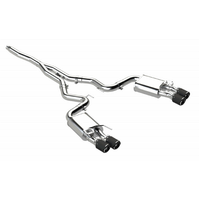 3" Cat-Back Active Exhaust Quad Rear Exit (Mustang 18-23) - T304 Stainless Steel