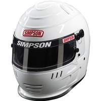 Speedway Shark Racing Helmet - 7 1/8 - White
