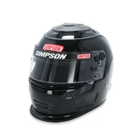 Speedway Shark Racing Helmet - 7 3/8 - Black