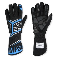 Magnata Racing Gloves Black/Blue Double Extra Large