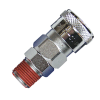 Air Fitting - 3/8" Male Thread Coupler - Nitto Style - Hi Flow Series