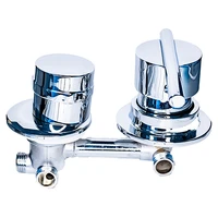 SHOWERMI$ER Chrome In-Wall & Mixer