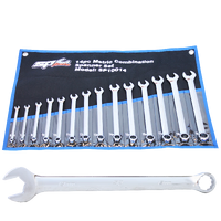 Combination ROE Quad Drive Spanner Set - 15° Offset - Metric - 14pc