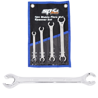 Flare Nut Spanner Set - Metric - 4pc