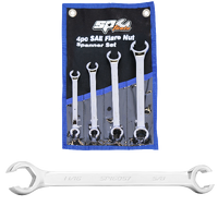 Flare Nut Spanner Set - SAE - 4pc