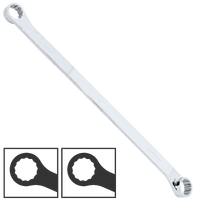 Double Box Ring Spanner - Extra Long - Metric - 15° Offset - Individual