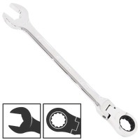 Flex Head Gear Drive ROE Quad Drive Spanner - Metric - Individual