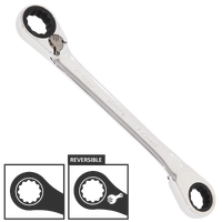 Double Gear Drive Ring Spanner - Metric - 15° Offset - Individual