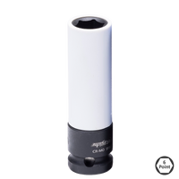 1/2" Drive Wheel Nut Impact Socket - 6pt Metric - Individual