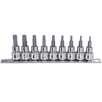 3/8" Drive Socket Rail Set - Torx Plus - 9pc