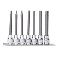 3/8" Drive Socket Rail Set - Inhex - SAE Only - 7pc
