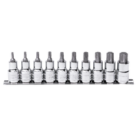 1/2" Drive Socket Rail Set - Torx - 10pc