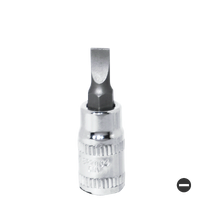 1/4" Drive Bit Socket - Slotted - Individual